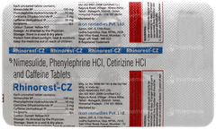 Rhinorest Cz Tablet 10